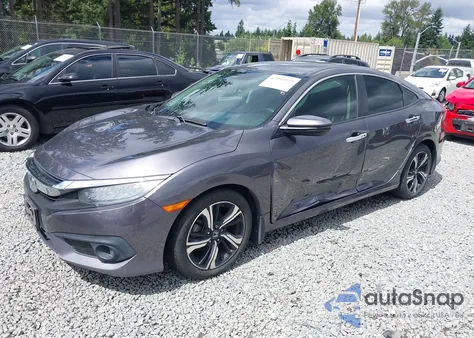 2017 Honda Civic Touring from USA, damaged, VIN 2HGFC1F96HH655236